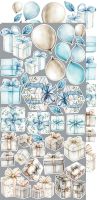 Дизайнерски елементи за изрязване "Something Blue-Mix", Craft o'Clock