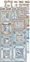 Дизайнерски елементи за изрязване "Something Blue-Mix", Craft o'Clock