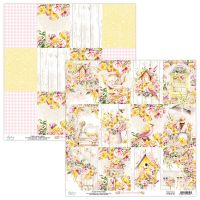 Дизайнерски лист "Blossom Serenity"-06, Mintay Papers