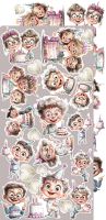 Дизайнерски елементи за изрязване "It's My Party-Flowers and more", Craft o'Clock