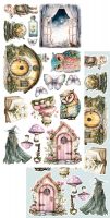 Дизайнерски елементи за изрязване "The World of Fairies", Alchemy of Art