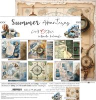 Дизайнерски хартии "Summer Adventures", 30см, Craft o'Clock