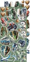 Дизайнерски елементи за изрязване "Summer Adventures-Trip&Adventure", Craft o'Clock