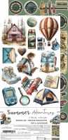 Дизайнерски елементи за изрязване "Summer Adventures-Trip&Adventure", Craft o'Clock