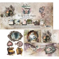 Дизайнерски хартии "The Legends of the Dragons", 30см, Alchemy of Art