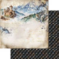 Дизайнерски хартии "The Legends of the Dragons", 20см, Alchemy of Art