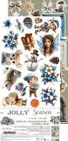 Дизайнерски елементи за изрязване "Jolly Season-Flowers and more", Craft o'Clock