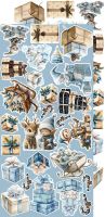 Дизайнерски елементи за изрязване "Jolly Season-Winter", Craft o'Clock