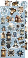 Дизайнерски елементи за изрязване "Jolly Season-Winter", Craft o'Clock