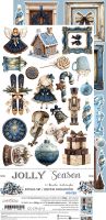 Дизайнерски елементи за изрязване "Jolly Season-Winter", Craft o'Clock