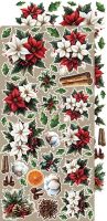 Дизайнерски елементи за изрязване "Oh, Christmas Night!-Flowers and more", Craft o'Clock