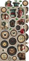 Дизайнерски елементи за изрязване "Oh, Christmas Night!-Flowers and more", Craft o'Clock