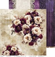Дизайнерски хартии "Plum & Caramel", 30см, Craft o'Clock
