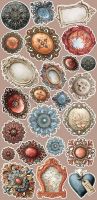 Дизайнерски елементи за изрязване "Timeless Grace-Flowers and more", Craft o'Clock