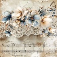 Дизайнерски хартии "Melody of My Soul", 20см, Craft o'Clock
