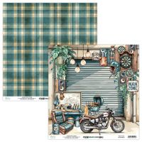Дизайнерски хартии "Man Cave", 30см, Mintay Papers