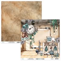 Дизайнерски хартии "Man Cave", 30см, Mintay Papers