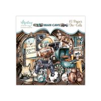 Дизайнерски хартиени елементи "Man Cave", Mintay Papers