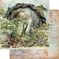 Дизайнерски хартии "Friends of the Forest", 30см, 6л., Alchemy of Art