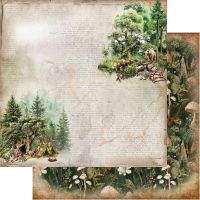Дизайнерски хартии "Friends of the Forest", 30см, 6л., Alchemy of Art