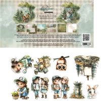 Дизайнерски хартии "Friends of the Forest", 30см, 12л., Alchemy of Art