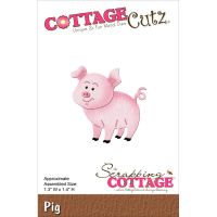 Дизайнерска щанца за изрязване "Pig", Cottage Cutz