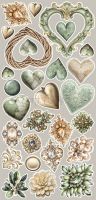 Дизайнерски елементи за изрязване "Lifetime Loving You-Mix", Craft o'Clock