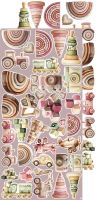 Дизайнерски елементи за изрязване "Baby Girl Universe-Mix", Craft o'Clock