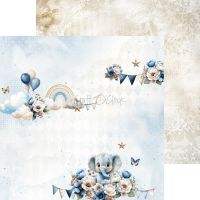 Дизайнерски и фонови хартии "Baby Boy Universe Mix", 20см, Craft o'Clock