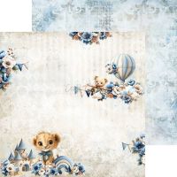 Дизайнерски и фонови хартии "Baby Boy Universe Mix", 20см, Craft o'Clock