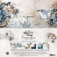 Дизайнерски хартии "Ocean Blue", 30см, 12л., Alchemy of Art