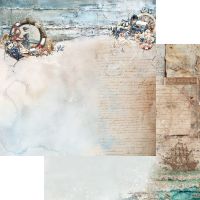Дизайнерски хартии "Ocean Blue", 20см, 12л., Alchemy of Art