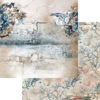 Дизайнерски хартии "Ocean Blue", 20см, 24л., Alchemy of Art
