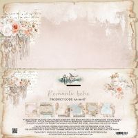 Дизайнерски хартии "Romantic Boho", 30см, 12л., Alchemy of Art