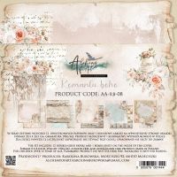 Дизайнерски хартии "Romantic Boho", 20см, 12л., Alchemy of Art