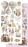 Дизайнерски елементи за изрязване "Romantic Boho", 12л., Alchemy of Art