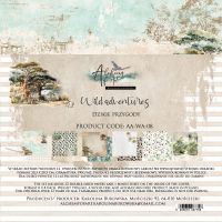 Дизайнерски хартии "Wild Adventures", 20см, 12л., Alchemy of Art