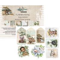 Дизайнерски хартии "Wild Adventures", 20см, 12л., Alchemy of Art