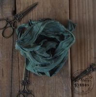 Панделка "Dark Olive", сатен