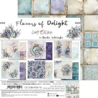 Дизайнерски хартии "Flowers of Delight", 15см, Craft o'Clock