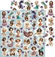 Дизайнерски елементи за изрязване "Flowers of Delight-Fairy World", Craft o'Clock