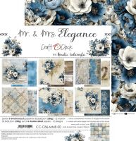 Дизайнерски хартии "Mr & Mrs Elegance", 30см, Craft o'Clock