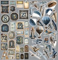 Дизайнерски елементи за изрязване "Mr & Mrs Elegance-Hobby", Craft o'Clock