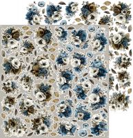 Дизайнерски елементи за изрязване "Mr & Mrs Elegance-Flowers", Craft o'Clock