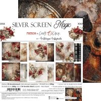 Дизайнерски хартии "Silver Screen Magic", 20см, Craft o'Clock