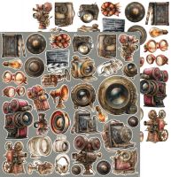 Дизайнерски елементи за изрязване "Silver Screen Magic-Cinema", Craft o'Clock