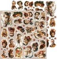 Дизайнерски елементи за изрязване "Silver Screen Magic-Mix", Craft o'Clock