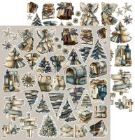 Дизайнерски елементи за изрязване "Snow Games-Festive", Craft o'Clock