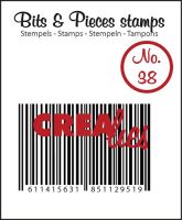 Дизайнерски печат №38 "Barcode", Crealies