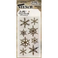 Стенсил "Snowflakes", Tim Holtz